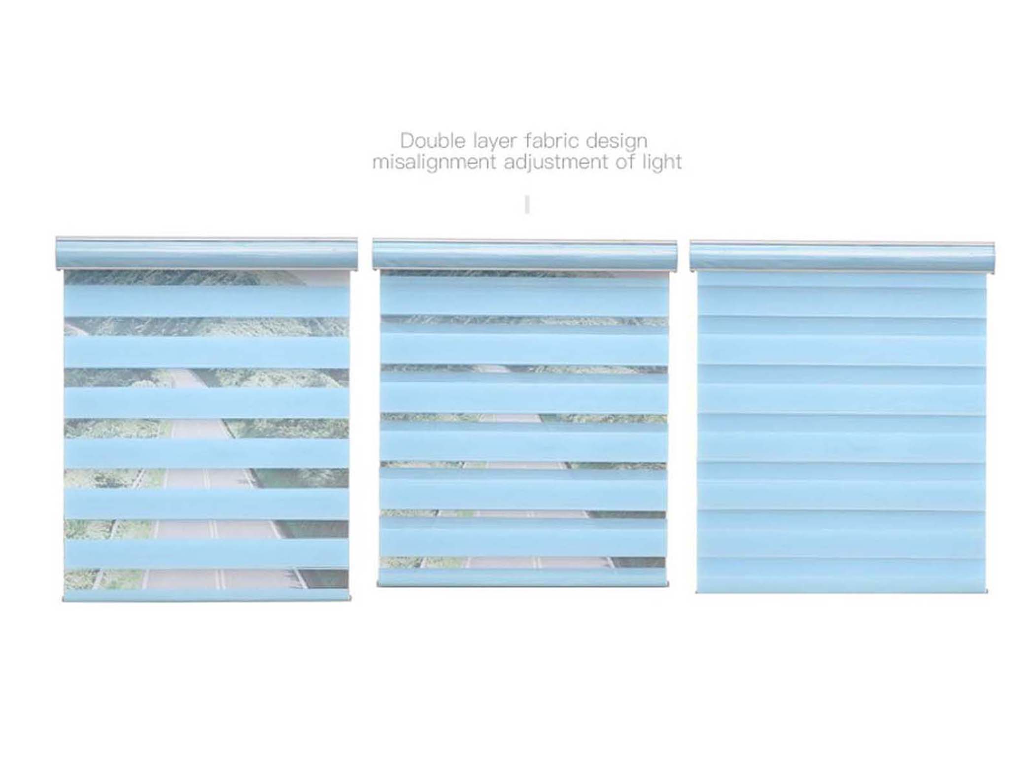 double layers zebra blinds 
