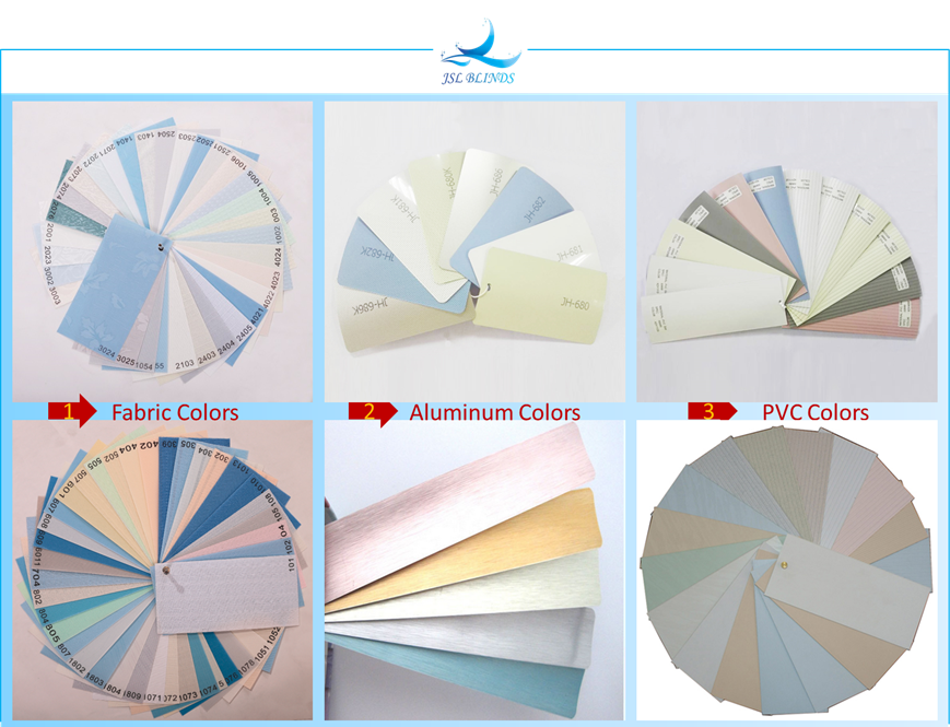 vertical blinds color cards